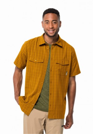 Jack Wolfskin Thompson Overhemd Heren Geel | 94371988