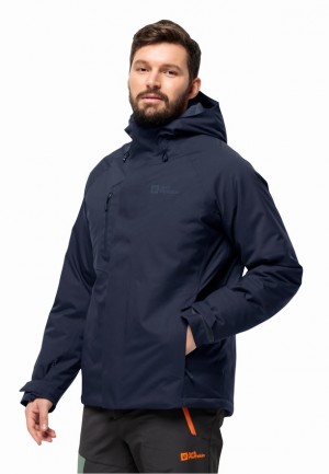 Jack Wolfskin Troposphere Ins Winterjassen Heren Donkerblauw | 97967885