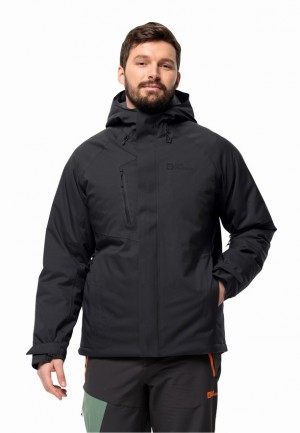 Jack Wolfskin Troposphere Ins Winterjassen Heren Zwart | 90492314