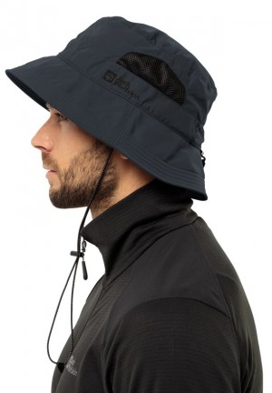 Jack Wolfskin Vent Bucket Hoed Heren Zwart | 25776745