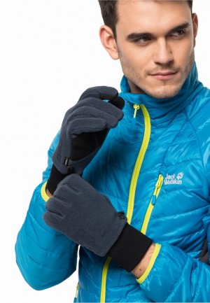 Jack Wolfskin Vertigo Handschoenen Heren Donkerblauw | 63523277