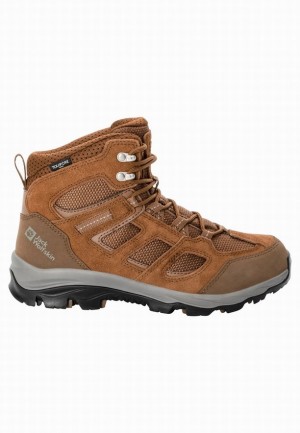 Jack Wolfskin Vojo 3 Texapore Mid Wandelschoenen Dames Bruin | 82700738