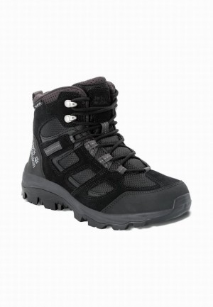 Jack Wolfskin Vojo 3 Texapore Mid Wandelschoenen Dames Zwart | 40886577