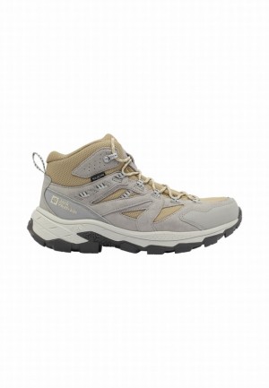 Jack Wolfskin Vojo Tour Texapore Mid Wandelschoenen Heren Grijs | 74465442