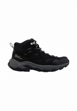 Jack Wolfskin Vojo Tour Texapore Mid Wandelschoenen Dames Zwart | 17128778