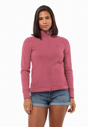 Jack Wolfskin Waldsee Fleece Jassen Dames Roze | 16477254