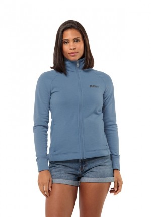 Jack Wolfskin Waldsee Fleece Jassen Dames Blauw | 17418552