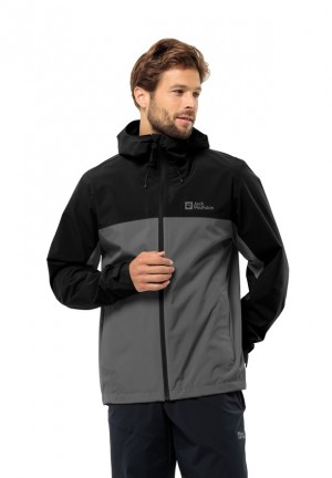 Jack Wolfskin Weiltal 2l Regenjassen Heren Zwart | 83466458