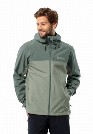 Jack Wolfskin Weiltal 2l Regenjassen Heren Mintgroen | 76434544