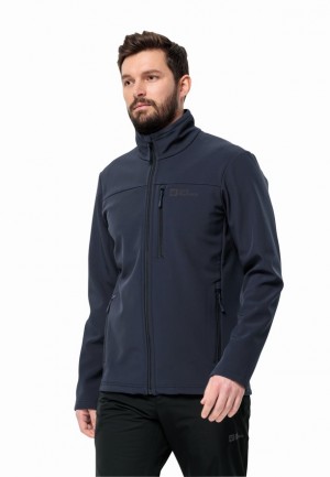 Jack Wolfskin Whirlwind Softshell Jas Heren Donkerblauw | 71729645