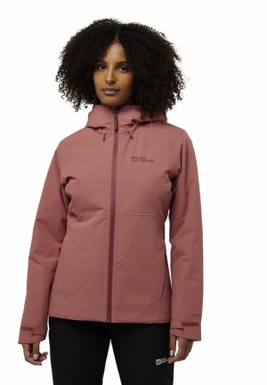 Jack Wolfskin Wisper Ins Winterjassen Dames Rood | 18219855
