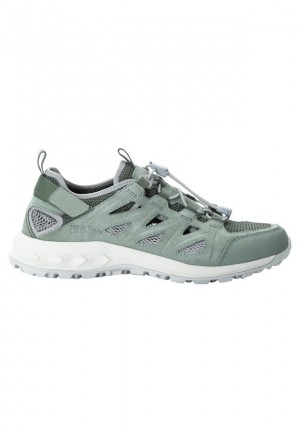 Jack Wolfskin Woodland 2 Hybrid Low Wandelschoenen Dames Grijs | 75341126