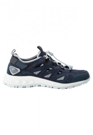 Jack Wolfskin Woodland 2 Hybrid Low Wandelschoenen Dames Donkerblauw | 39948115