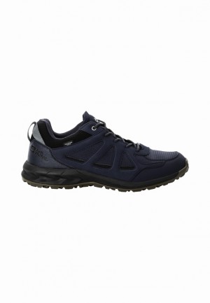 Jack Wolfskin Woodland 2 Texapore Low Wandelschoenen Heren Donkerblauw | 40240503