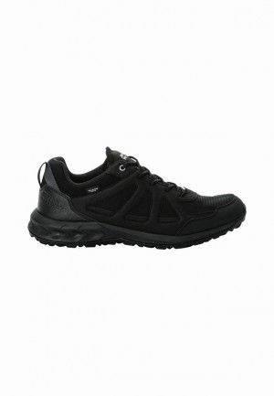 Jack Wolfskin Woodland 2 Texapore Low Wandelschoenen Heren Zwart | 26180649