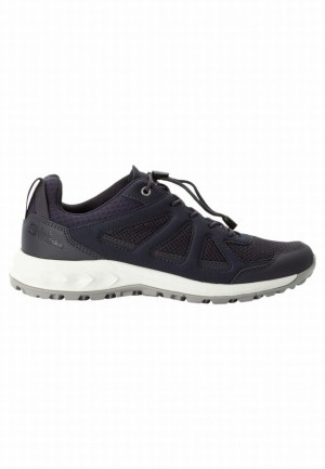 Jack Wolfskin Woodland 2 Vent Low Wandelschoenen Dames Donkerblauw | 20620671