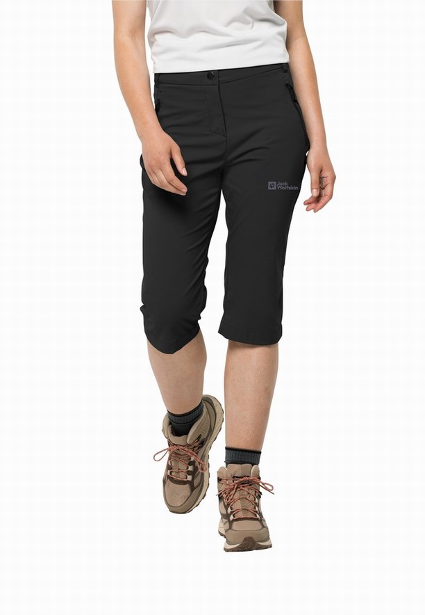 Jack Wolfskin Activate Light 3/4 Broek Dames Zwart | 45707483