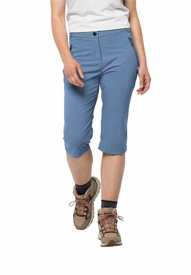 Jack Wolfskin Activate Light 3/4 Broek Dames Blauw | 48726116