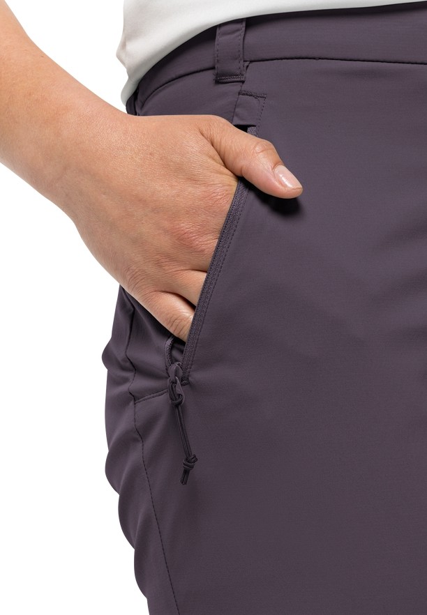 Jack Wolfskin Activate Light 3/4 Broek Dames Paars | 98363076