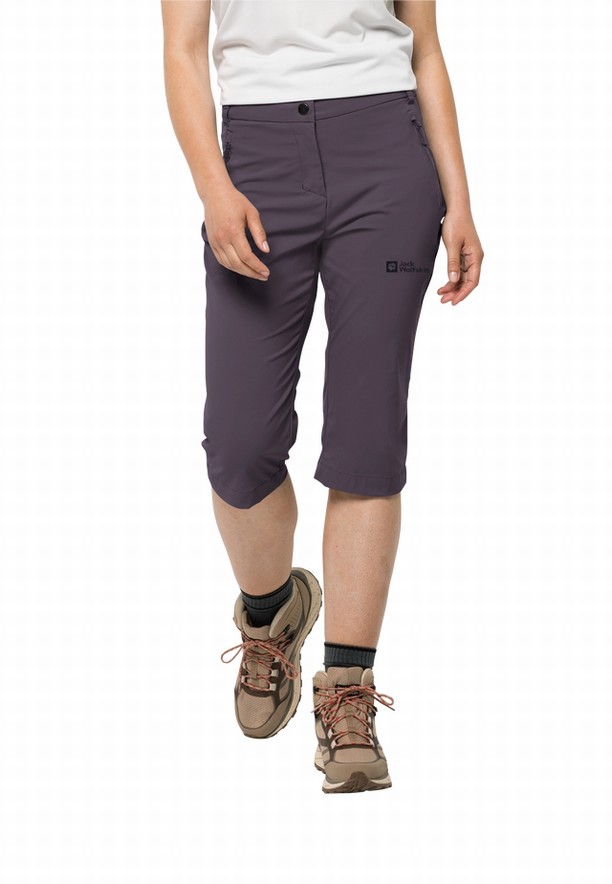 Jack Wolfskin Activate Light 3/4 Broek Dames Paars | 98363076