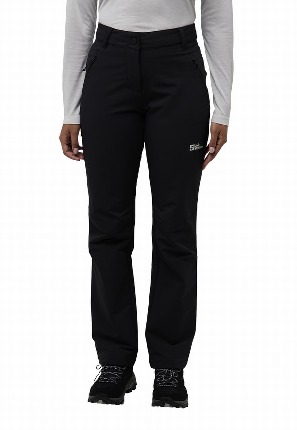Jack Wolfskin Activate Thermic Wandelbroeken Dames Zwart | 11890889