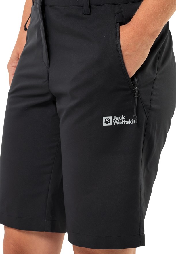 Jack Wolfskin Active Track Korte Broek Dames Zwart | 87643606