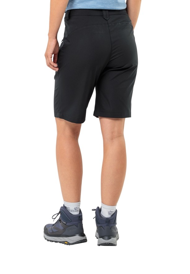 Jack Wolfskin Active Track Korte Broek Dames Zwart | 87643606
