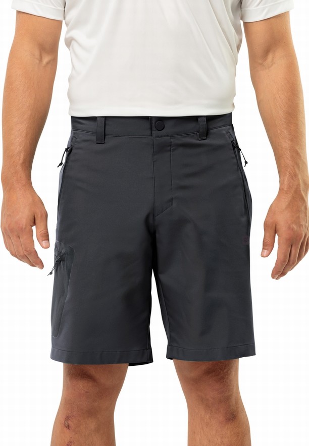 Jack Wolfskin Active Track Korte Broek Heren Zwart | 25858676