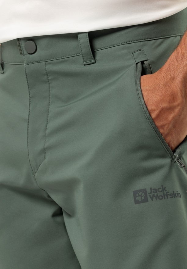 Jack Wolfskin Active Track Korte Broek Heren Groen | 10590530