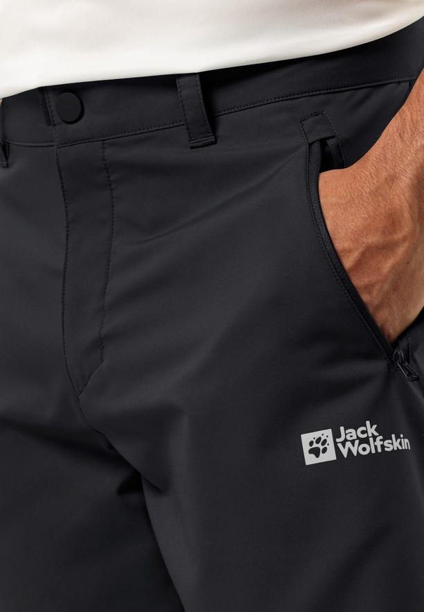 Jack Wolfskin Active Track Korte Broek Heren Zwart | 96248587