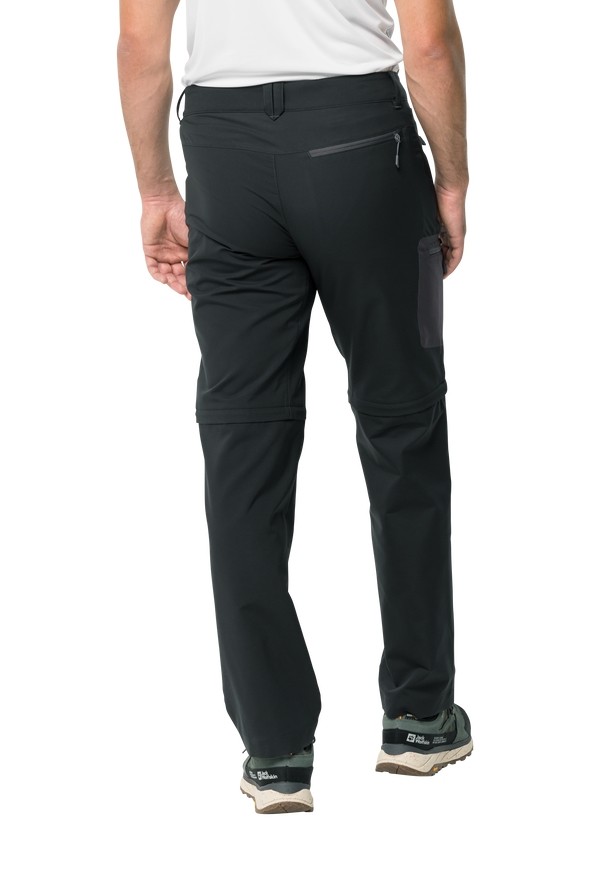 Jack Wolfskin Active Track Zip Off Wandelbroeken Heren Zwart | 79326491