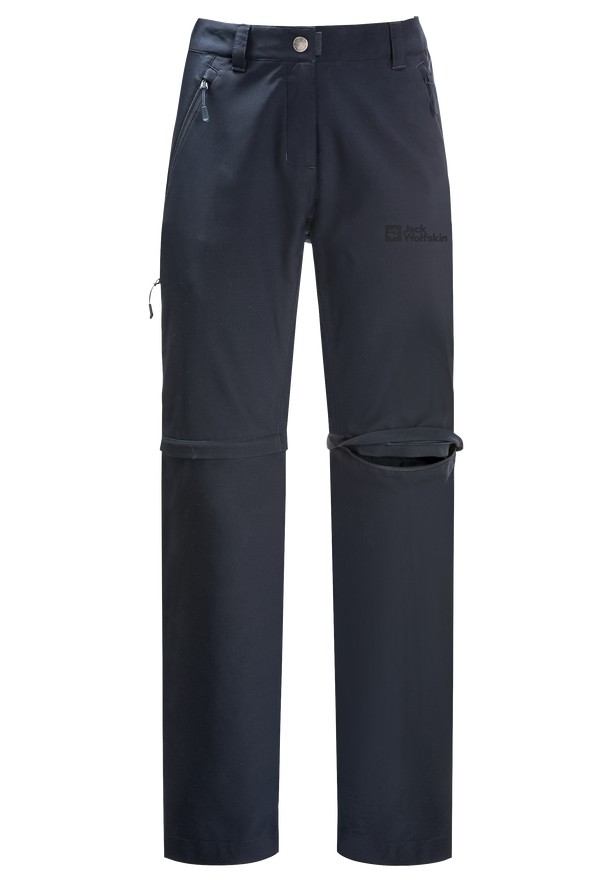 Jack Wolfskin Active Track Zip Off Wandelbroeken Dames Donkerblauw | 82882491