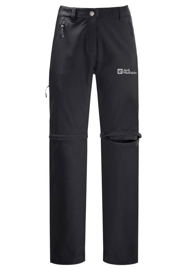 Jack Wolfskin Active Track Zip Off Wandelbroeken Dames Zwart | 35278908