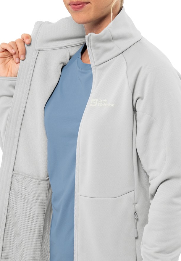 Jack Wolfskin Alpgrat Fz Fleece Jassen Dames Grijs | 43664988