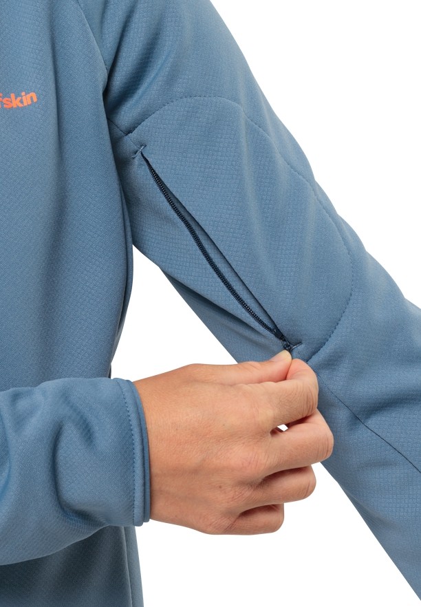 Jack Wolfskin Alpgrat Fz Fleece Jassen Dames Blauw | 41475176