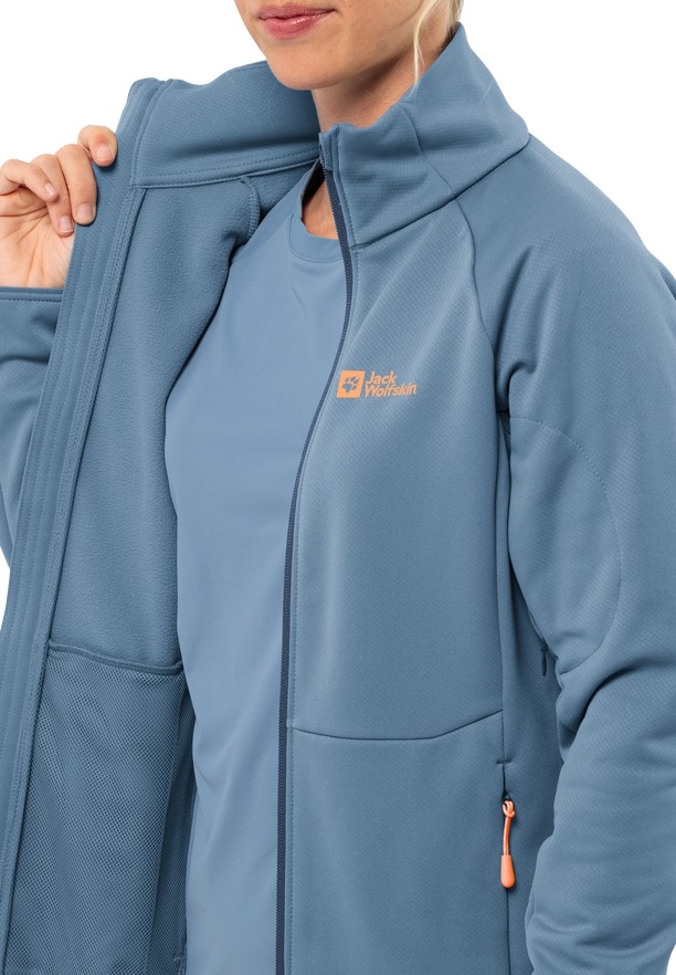 Jack Wolfskin Alpgrat Fz Fleece Jassen Dames Blauw | 41475176