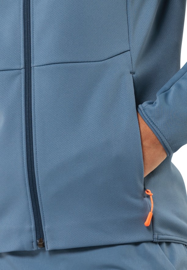 Jack Wolfskin Alpgrat Fz Fleece Jassen Dames Blauw | 41475176