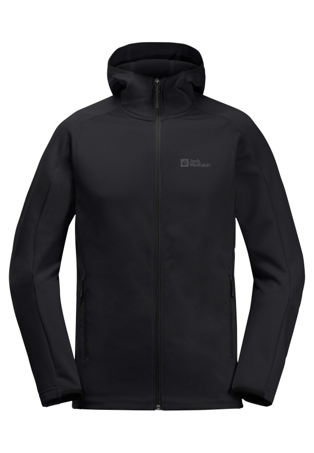 Jack Wolfskin Alpgrat Hooded Fz Fleece Jassen Heren Zwart | 35969660