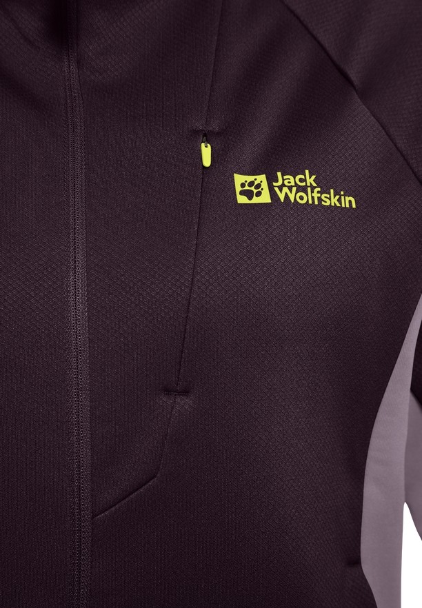Jack Wolfskin Alpgrat Xt Fleece Jassen Dames Paars | 28212370