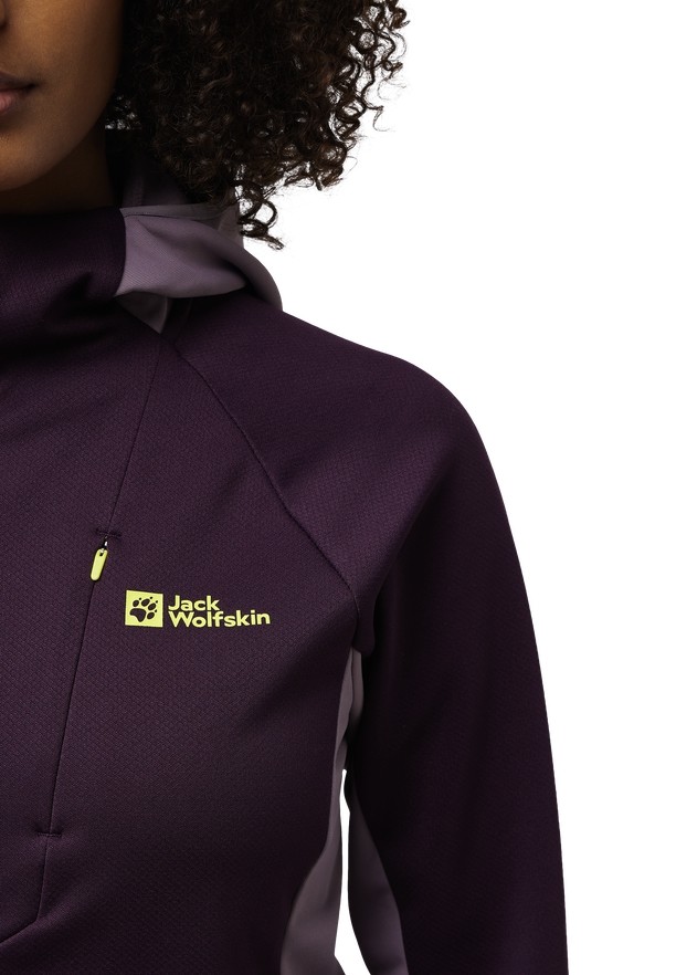 Jack Wolfskin Alpgrat Xt Fleece Jassen Dames Paars | 28212370