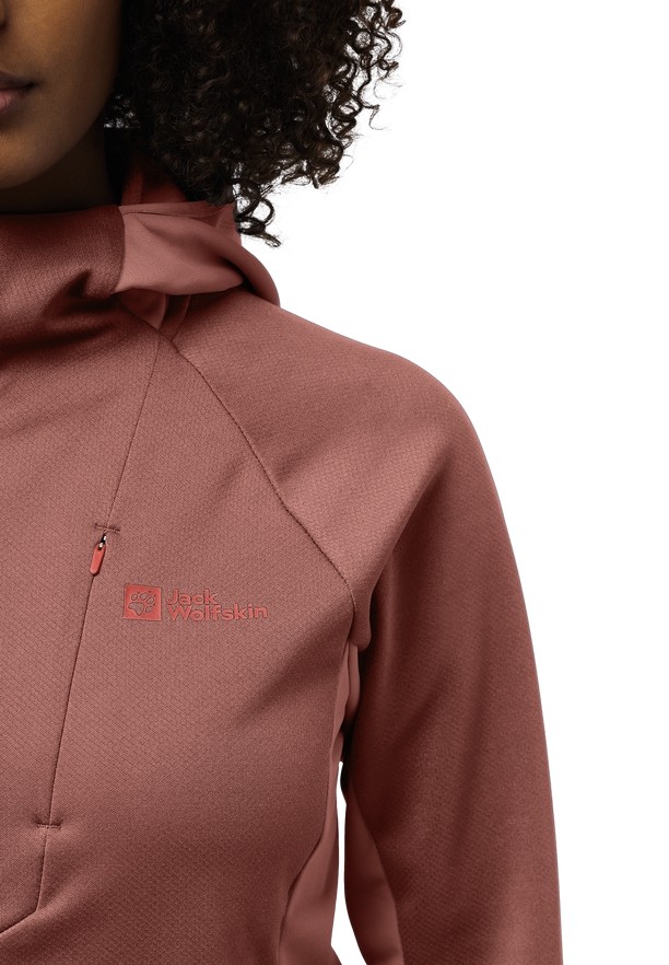 Jack Wolfskin Alpgrat Xt Fleece Jassen Dames Rood | 15289621