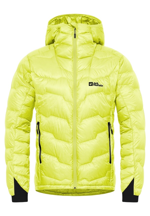 Jack Wolfskin Alpspitze Hoody Donsjas Heren Geel | 39264329