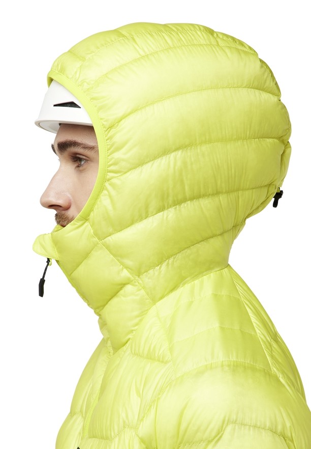 Jack Wolfskin Alpspitze Hoody Donsjas Heren Geel | 39264329
