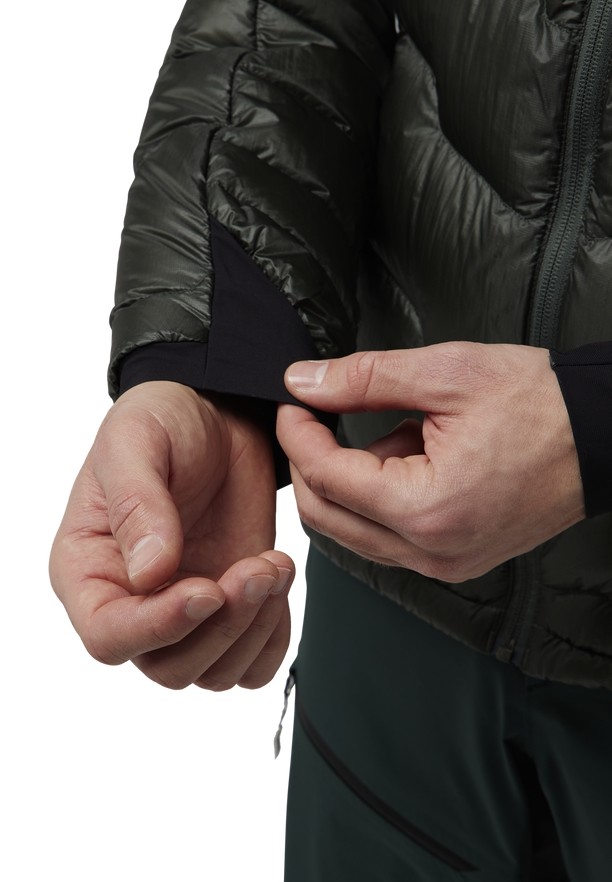 Jack Wolfskin Alpspitze Hoody Donsjas Heren Zwart | 58916171