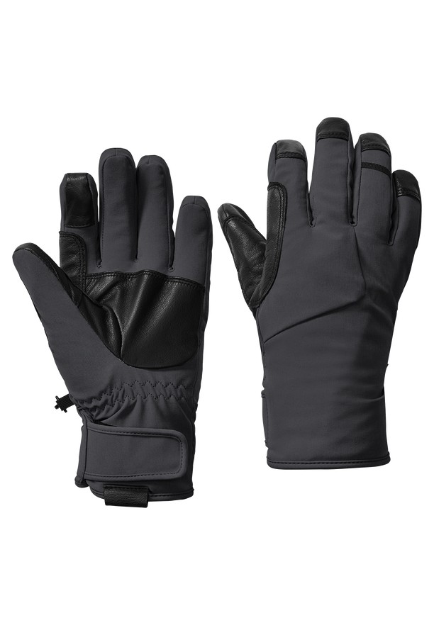 Jack Wolfskin Alpspitze Merino Handschoenen Dames Zwart | 20078344