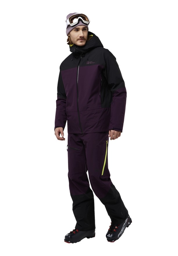 Jack Wolfskin Alpspitze Tour 3l Ski Jassen Heren Paars | 19470918