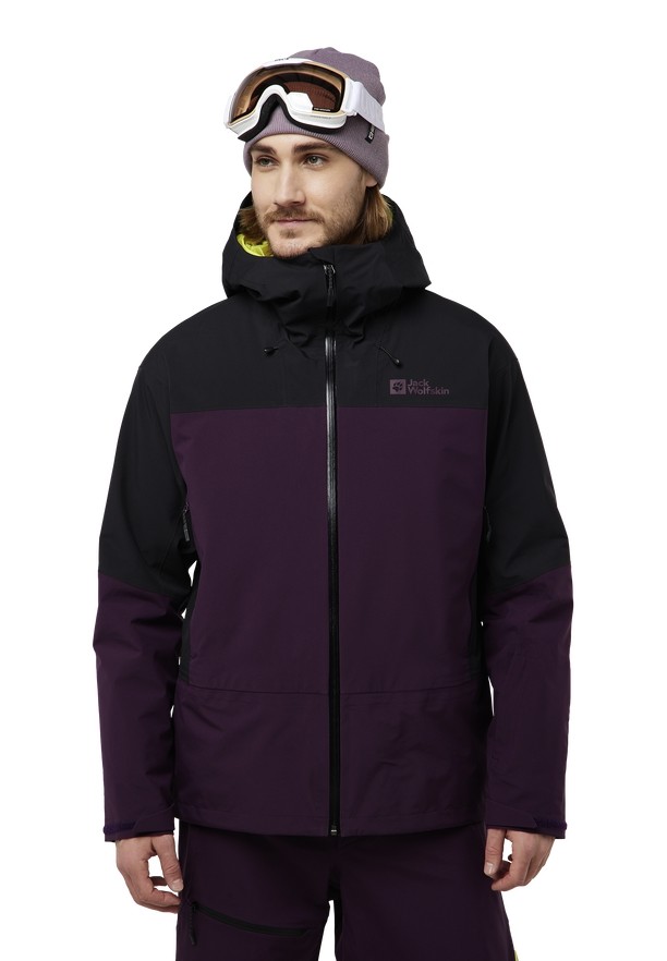 Jack Wolfskin Alpspitze Tour 3l Ski Jassen Heren Paars | 19470918