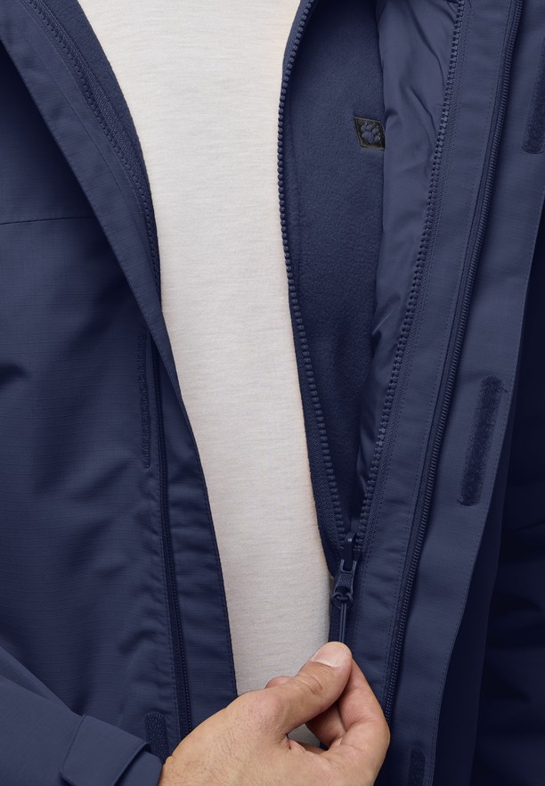 Jack Wolfskin Altenberg 3in1 Jassen Heren Donkerblauw | 29119448