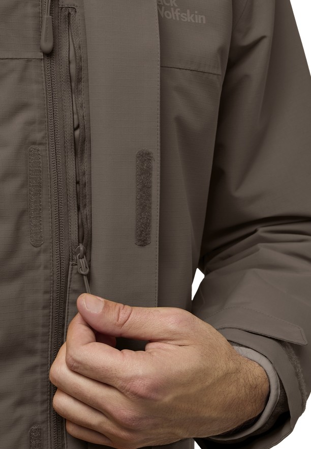 Jack Wolfskin Altenberg 3in1 Jassen Heren Koffie | 17549587