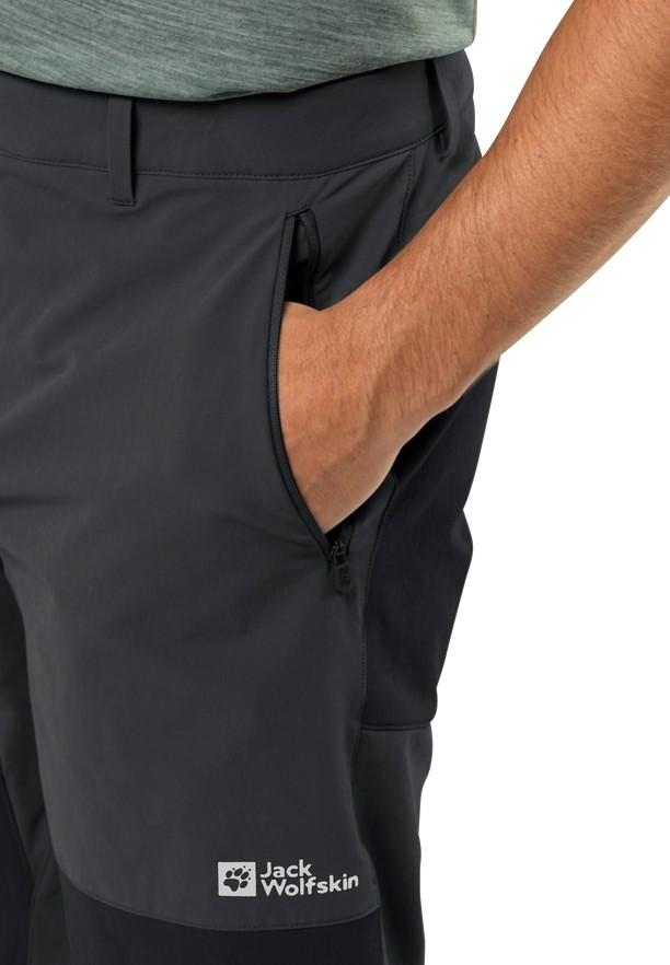 Jack Wolfskin Andur Korte Broek Heren Zwart | 50456663